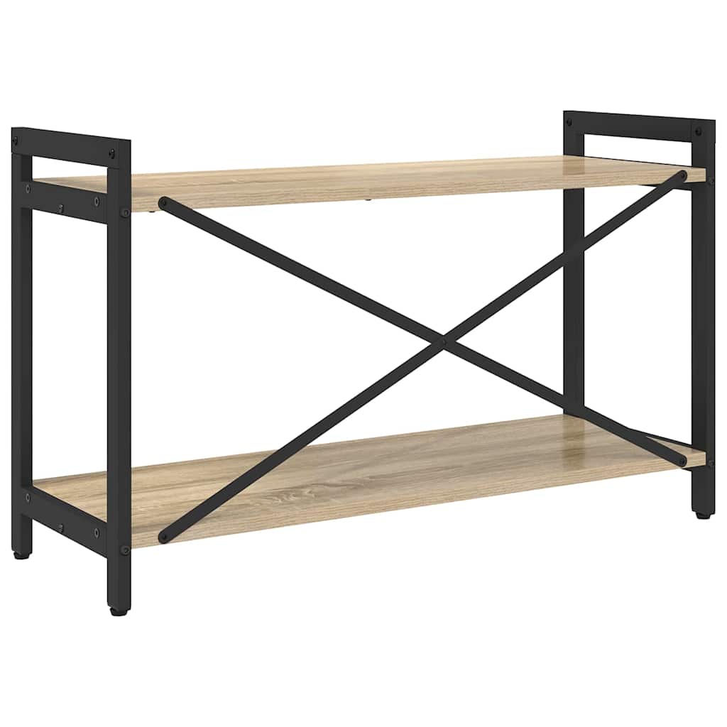 Könyvespolc 80 x 30 x 50 cm Szerelt Fa Sonoma tölgy