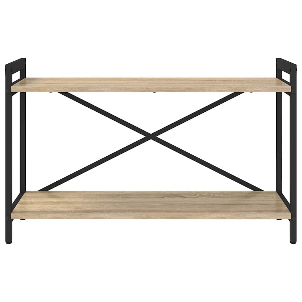 Könyvespolc 80 x 30 x 50 cm Szerelt Fa Sonoma tölgy