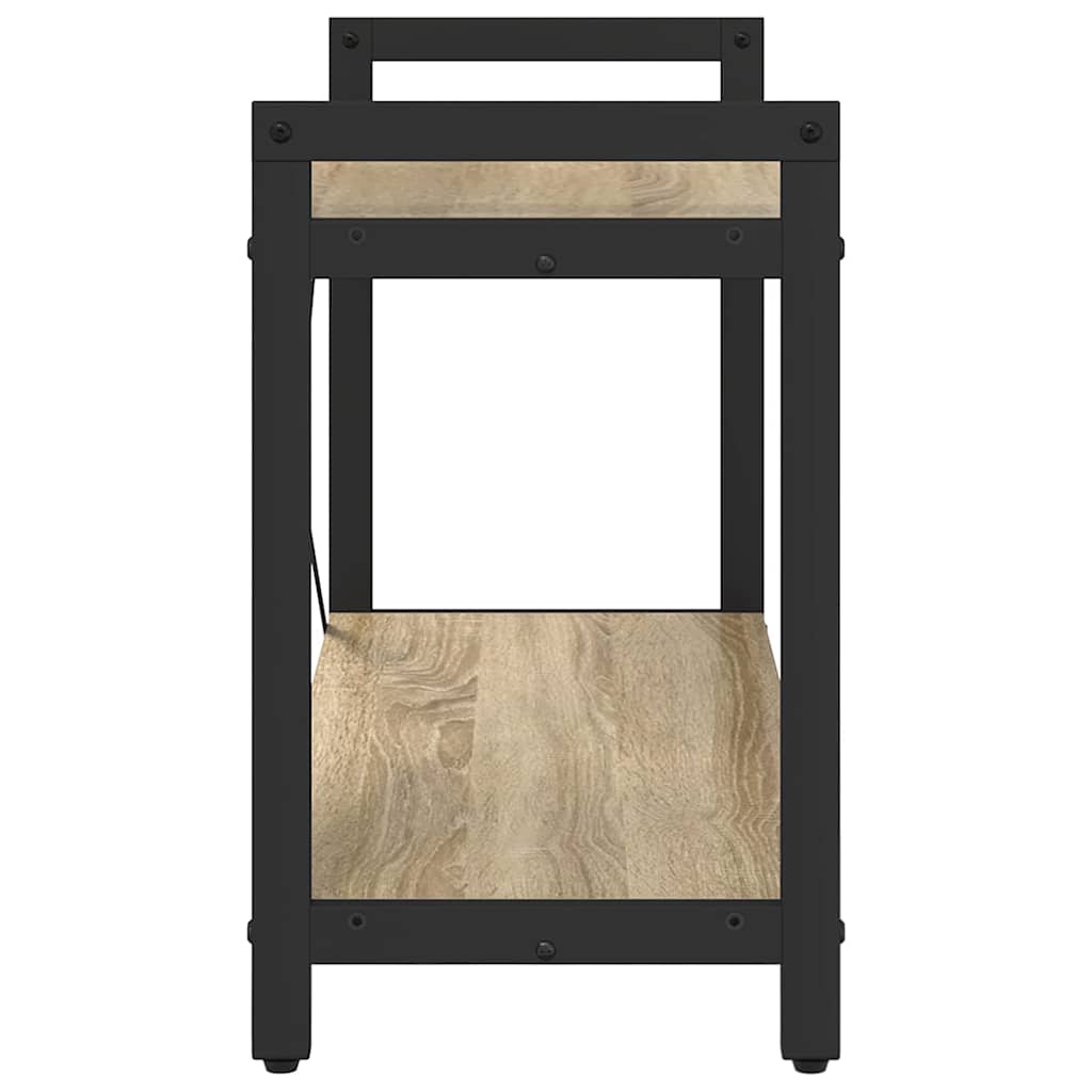 Könyvespolc 80 x 30 x 50 cm Szerelt Fa Sonoma tölgy