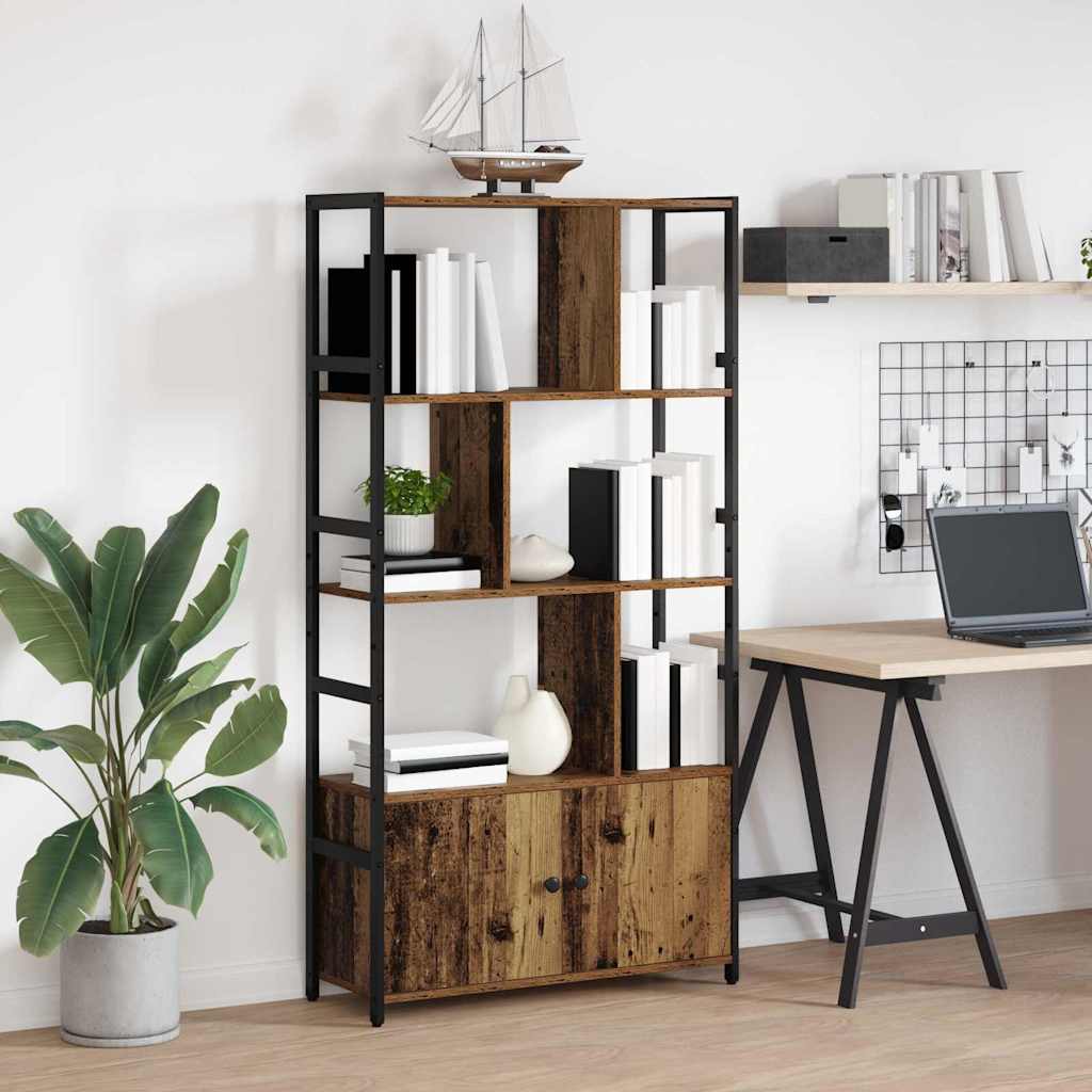 Könyvespolc 80 x 30 x 155,5 cm Szerelt Fa Régi fa