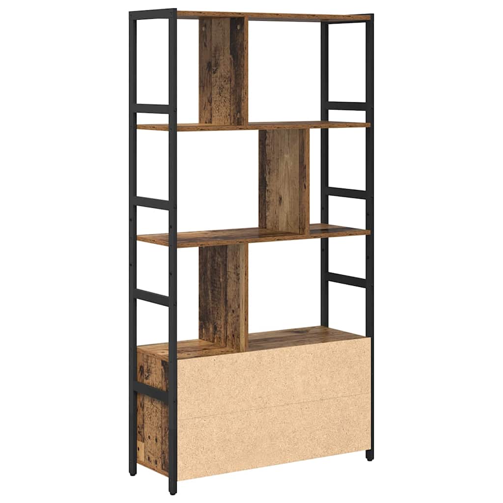 Könyvespolc 80 x 30 x 155,5 cm Szerelt Fa Régi fa