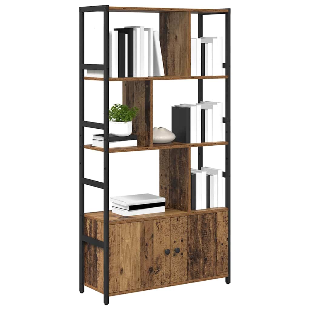 Könyvespolc 80 x 30 x 155,5 cm Szerelt Fa Régi fa