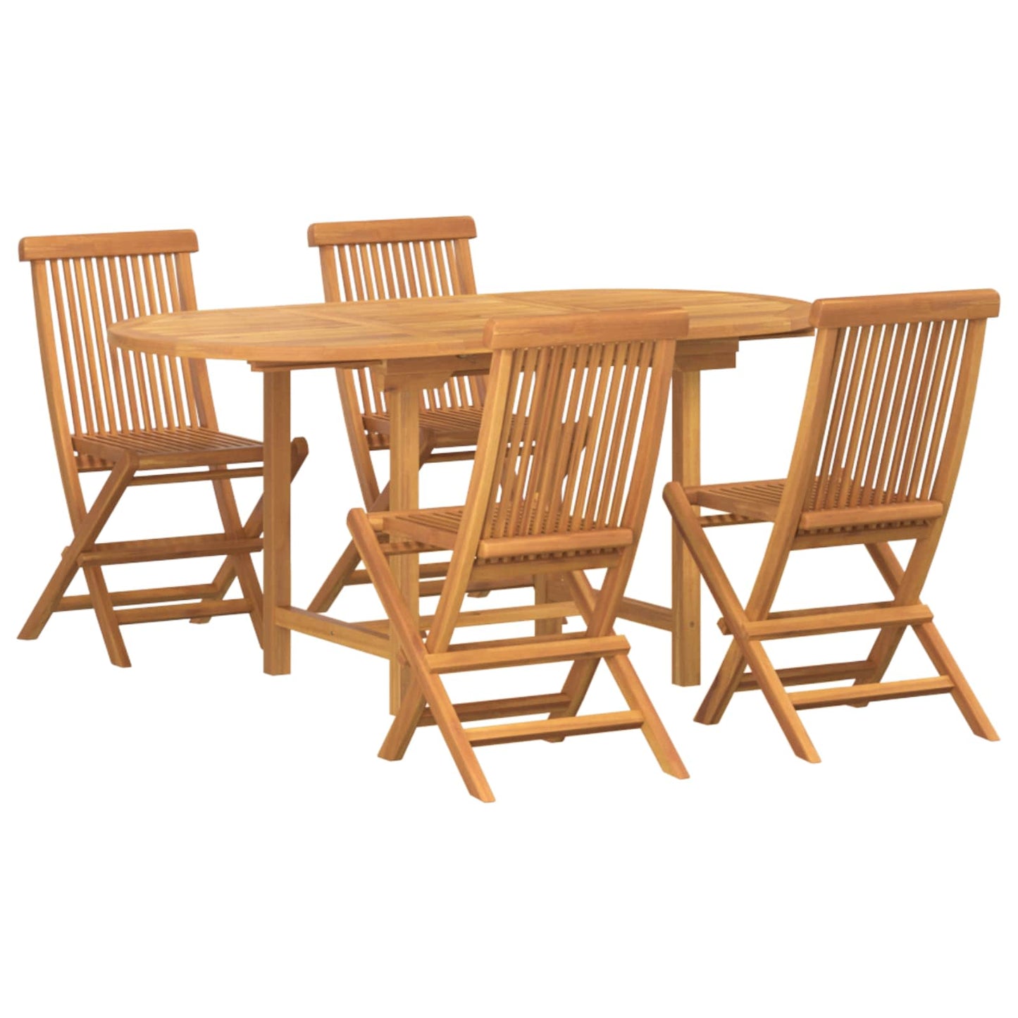 Kert étkező szett 5 pcs Barna Tömör Teakfa