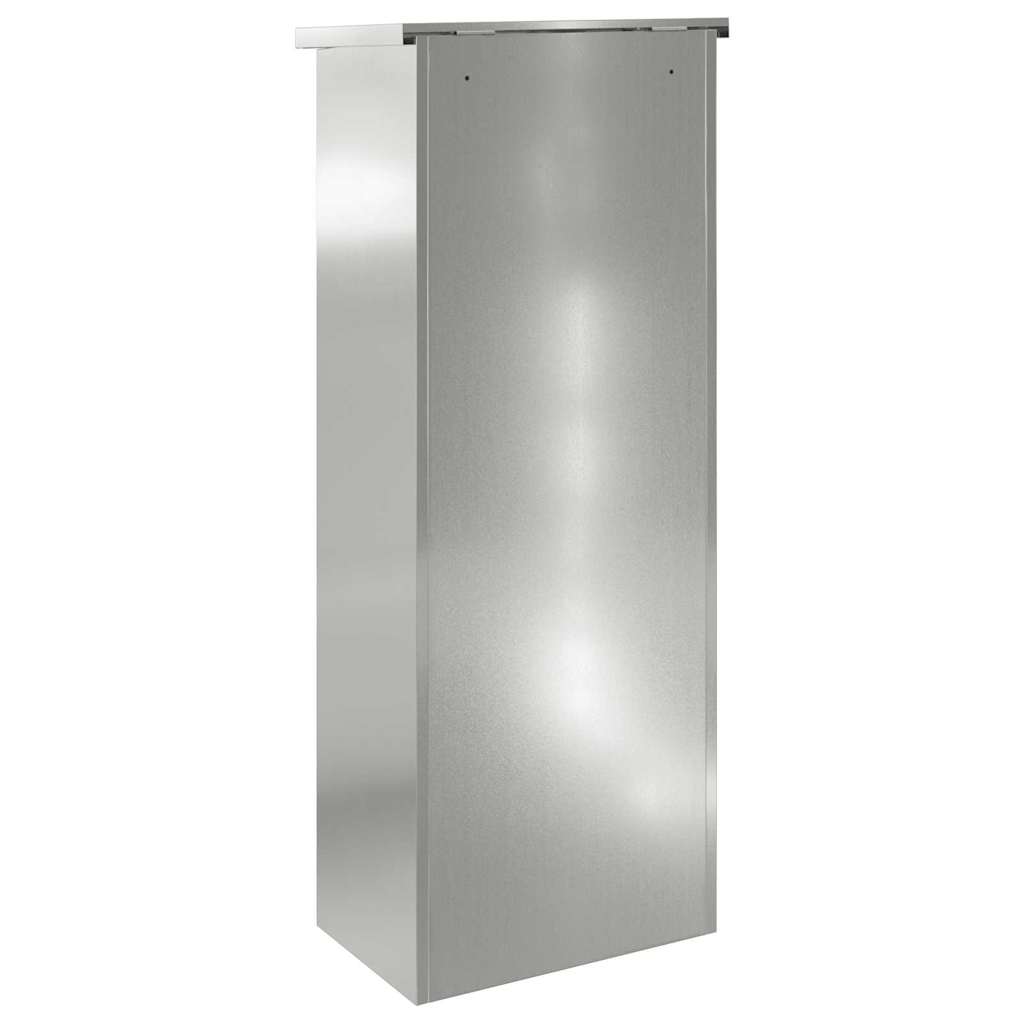 Csomagzáró doboz Fekete 44,5 x 29 x 110,5 cm Horganyzott acél