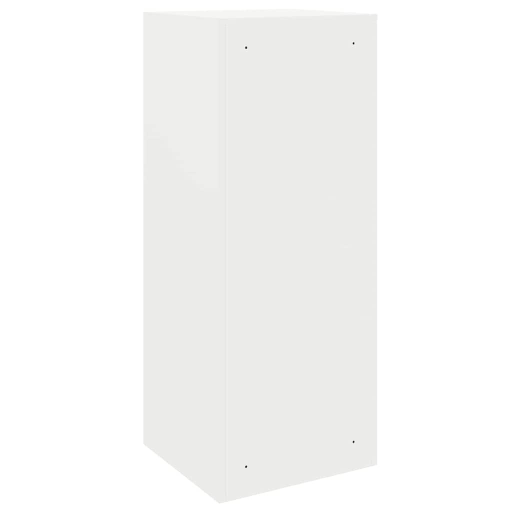 Csomagzáró doboz tárolóval ajtóval Fehér 47,5 x 38 x 59 cm Acél