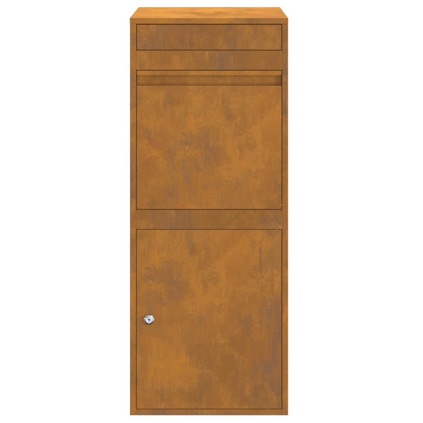 Csomagzáró doboz Rozsdás 41 x 38 x 103 cm Időjárásálló Acél