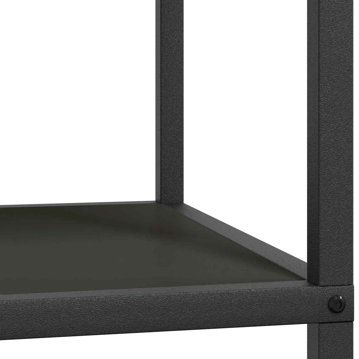 Konyhai polcrendszer HATTEM Fekete 90 x 50 x 92 cm Acél