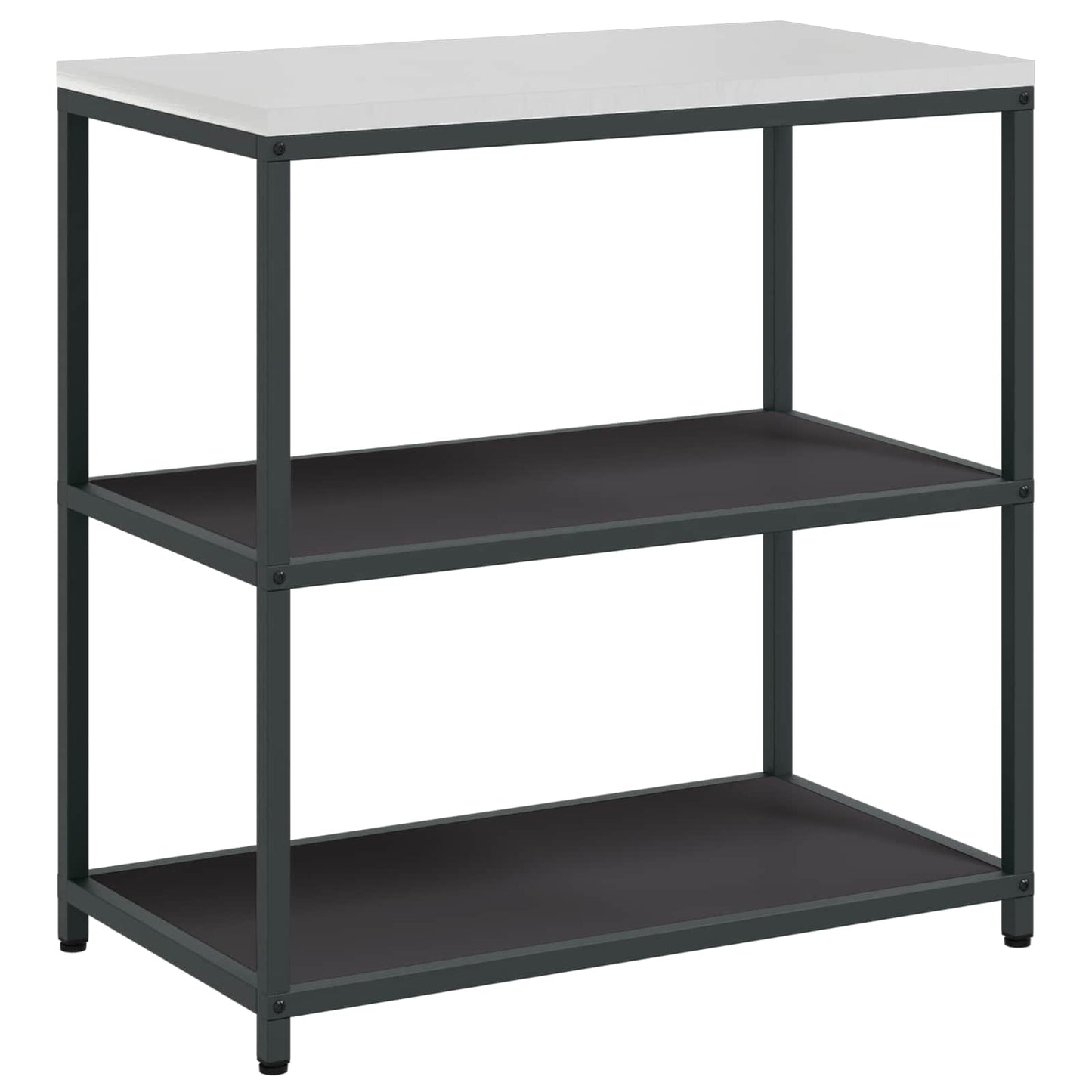 Konyhai polcrendszer HATTEM Fekete 90 x 50 x 92 cm Acél
