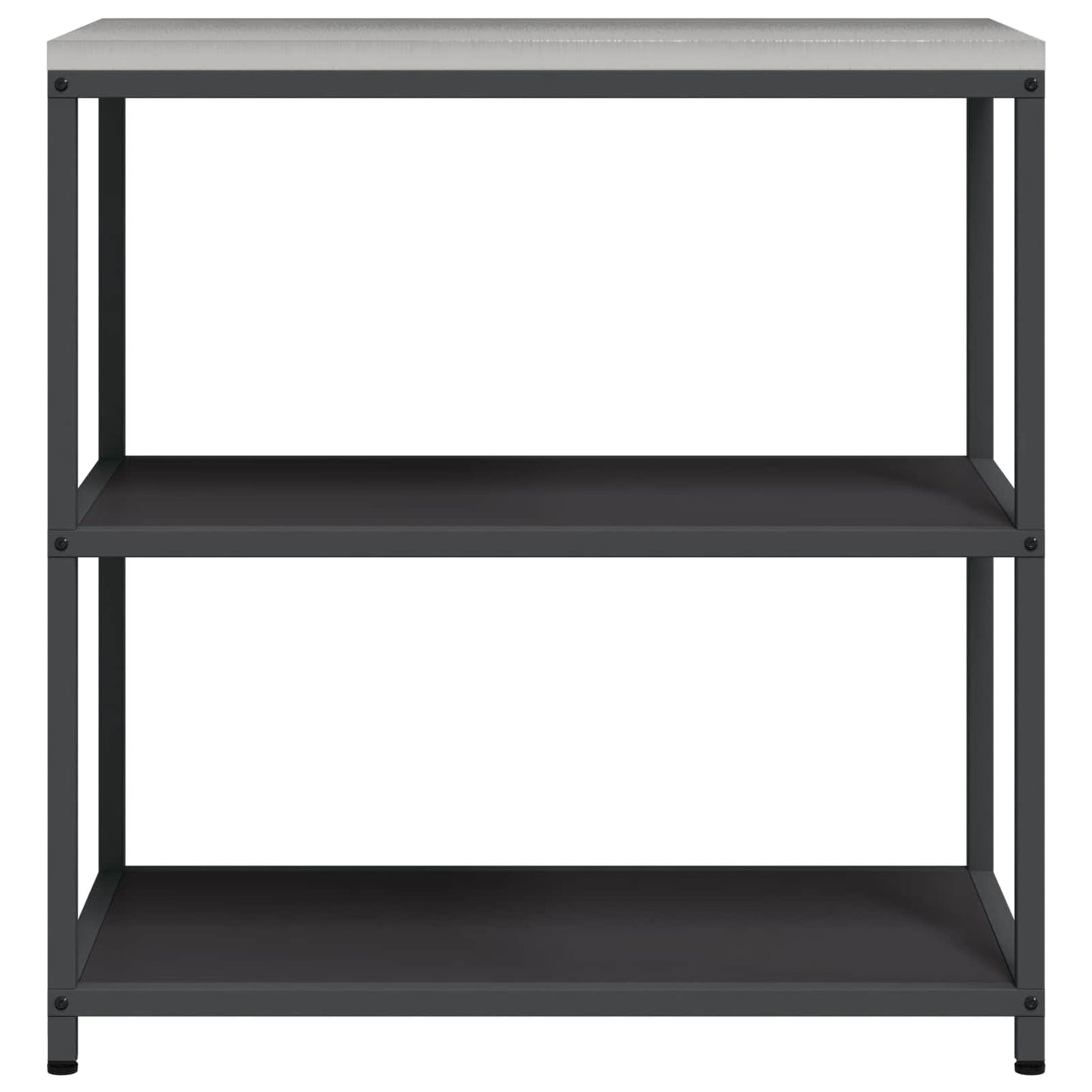 Konyhai polcrendszer HATTEM Fekete 90 x 50 x 92 cm Acél