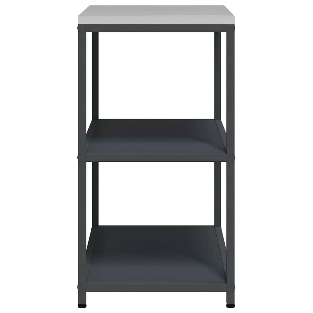 Konyhai polcrendszer HATTEM Antracitszürke 90 x 50 x 92 cm Acél