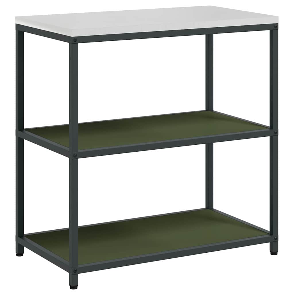 Konyhai polcrendszer HATTEM Olajzöld 90 x 50 x 92 cm Acél