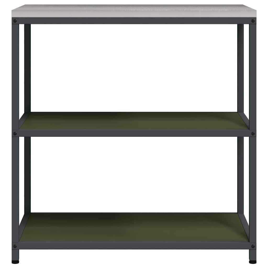 Konyhai polcrendszer HATTEM Olajzöld 90 x 50 x 92 cm Acél
