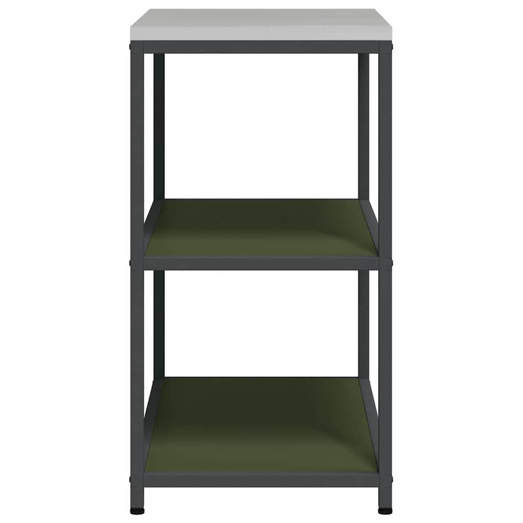Konyhai polcrendszer HATTEM Olajzöld 90 x 50 x 92 cm Acél