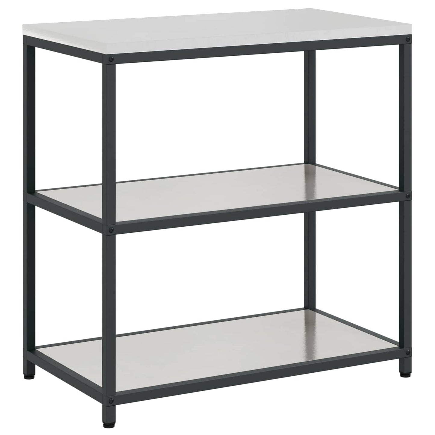 Konyhai polcrendszer HATTEM Ezüst 90 x 50 x 92 cm Acél
