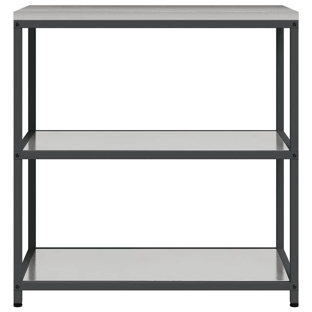 Konyhai polcrendszer HATTEM Ezüst 90 x 50 x 92 cm Acél
