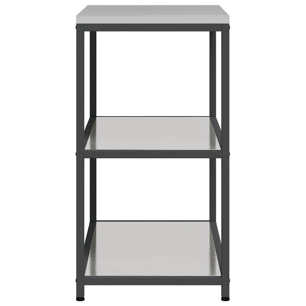 Konyhai polcrendszer HATTEM Ezüst 90 x 50 x 92 cm Acél