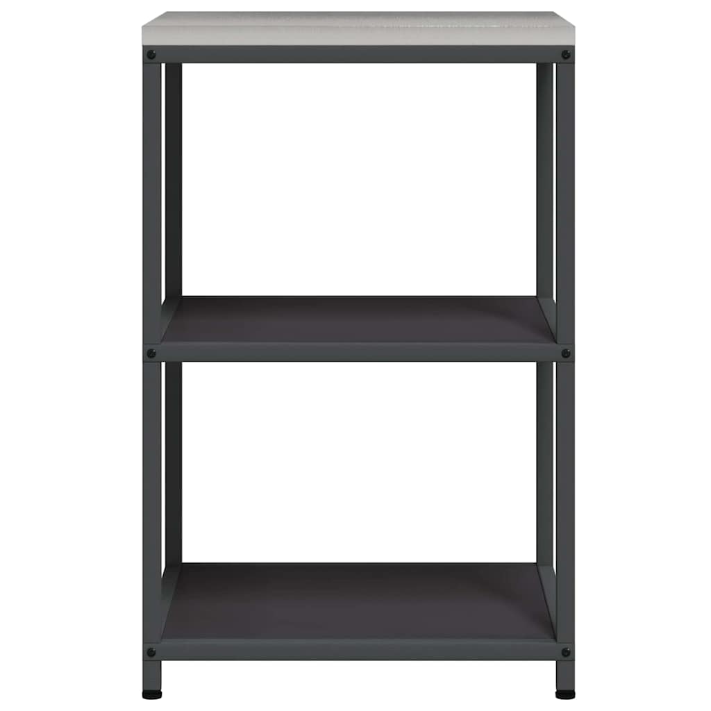 Konyhai polcrendszer HATTEM Fekete 60 x 50 x 92 cm Acél