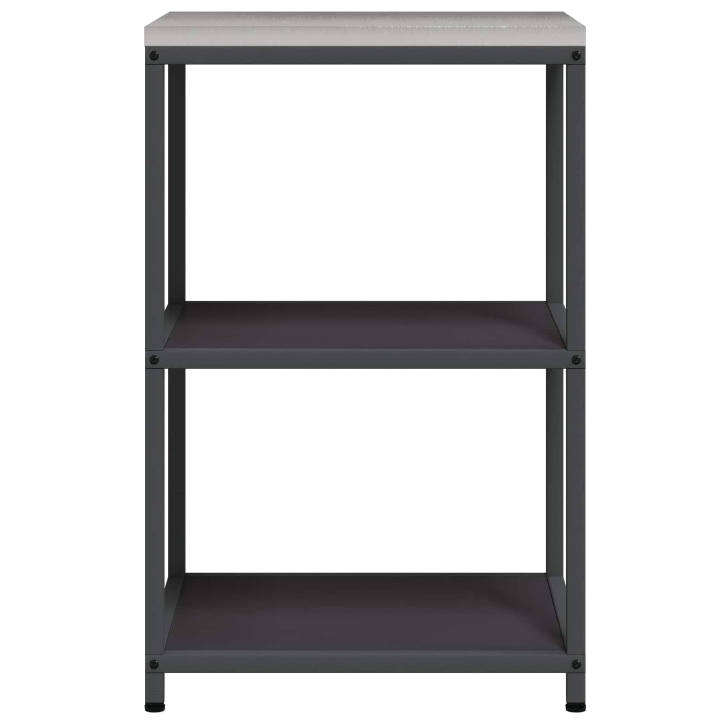 Konyhai polcrendszer HATTEM Fekete 60 x 50 x 92 cm Acél