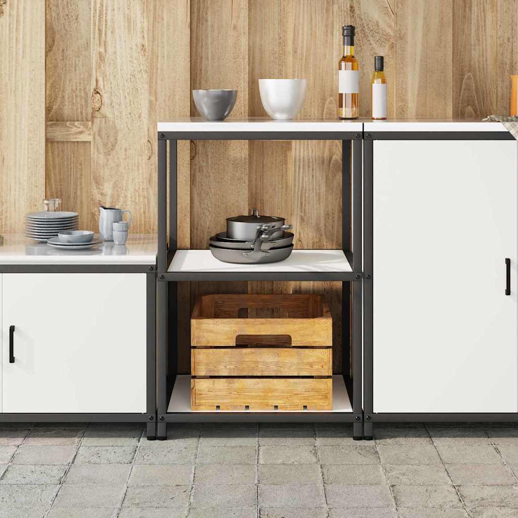Konyhai polcrendszer HATTEM Fehér 60 x 50 x 92 cm Acél