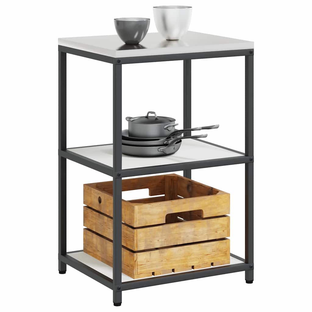 Konyhai polcrendszer HATTEM Fehér 60 x 50 x 92 cm Acél