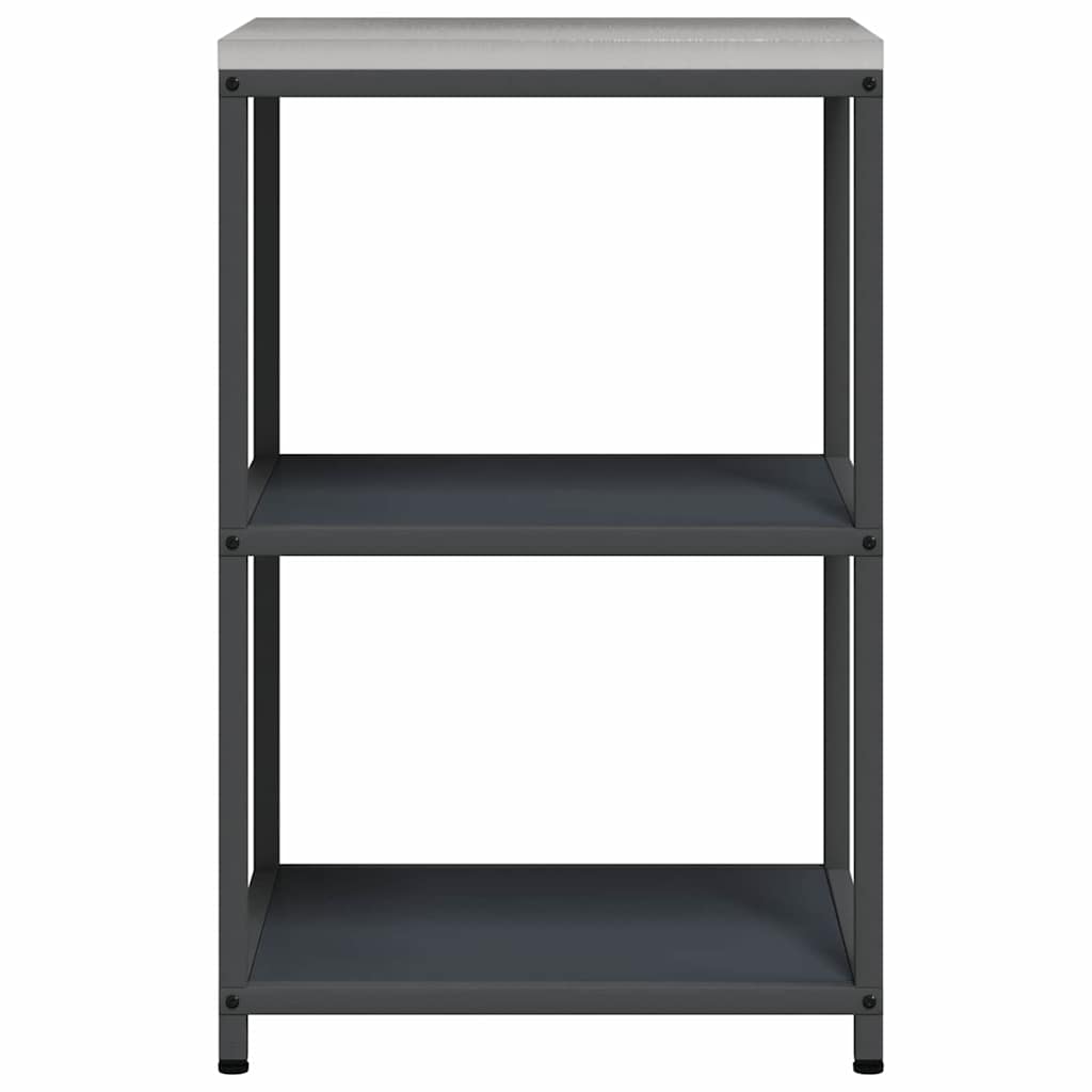 Konyhai polcrendszer HATTEM Antracitszürke 60 x 50 x 92 cm Acél