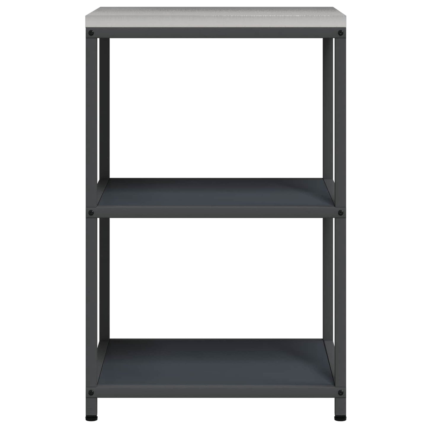 Konyhai polcrendszer HATTEM Antracitszürke 60 x 50 x 92 cm Acél