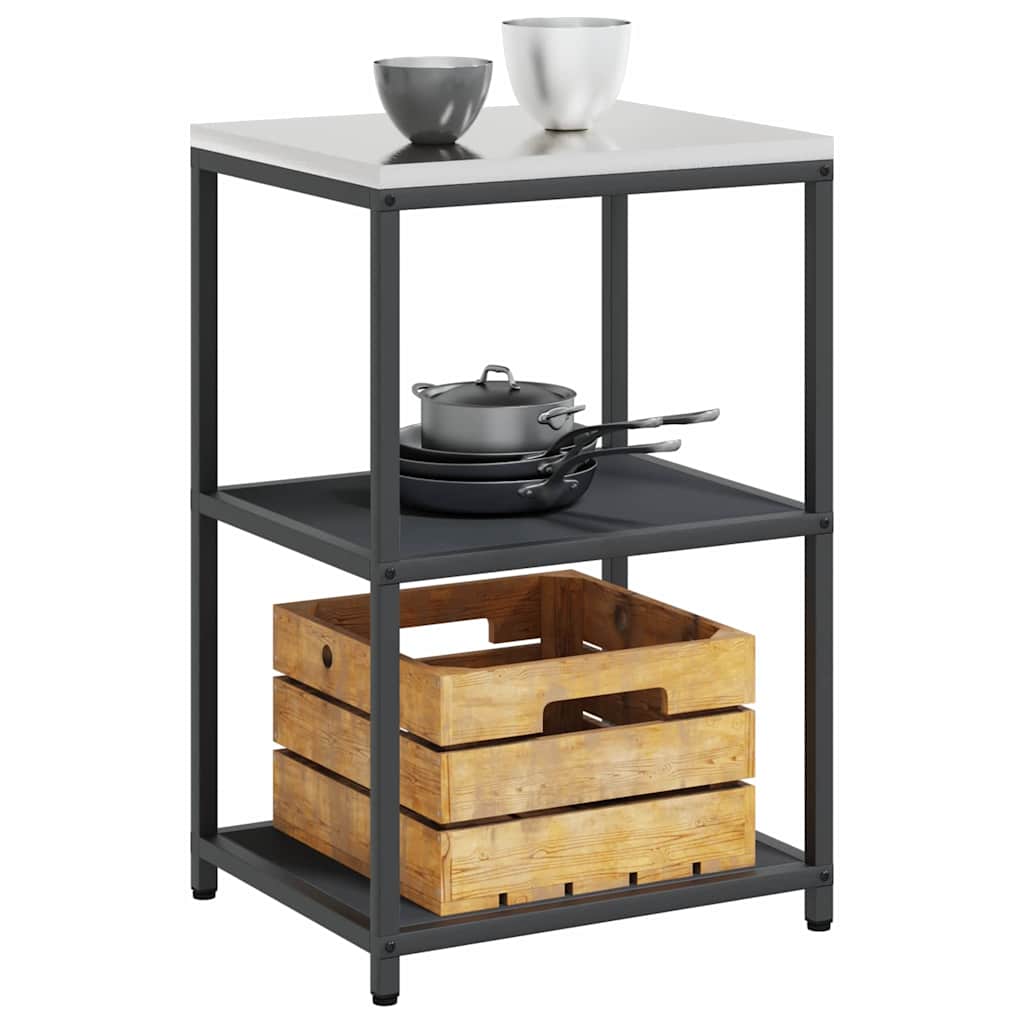 Konyhai polcrendszer HATTEM Antracitszürke 60 x 50 x 92 cm Acél