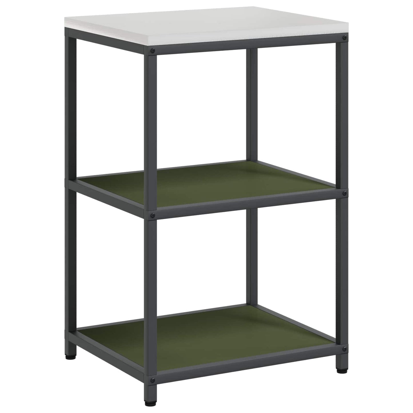 Konyhai polcrendszer HATTEM Olajzöld 60 x 50 x 92 cm Acél