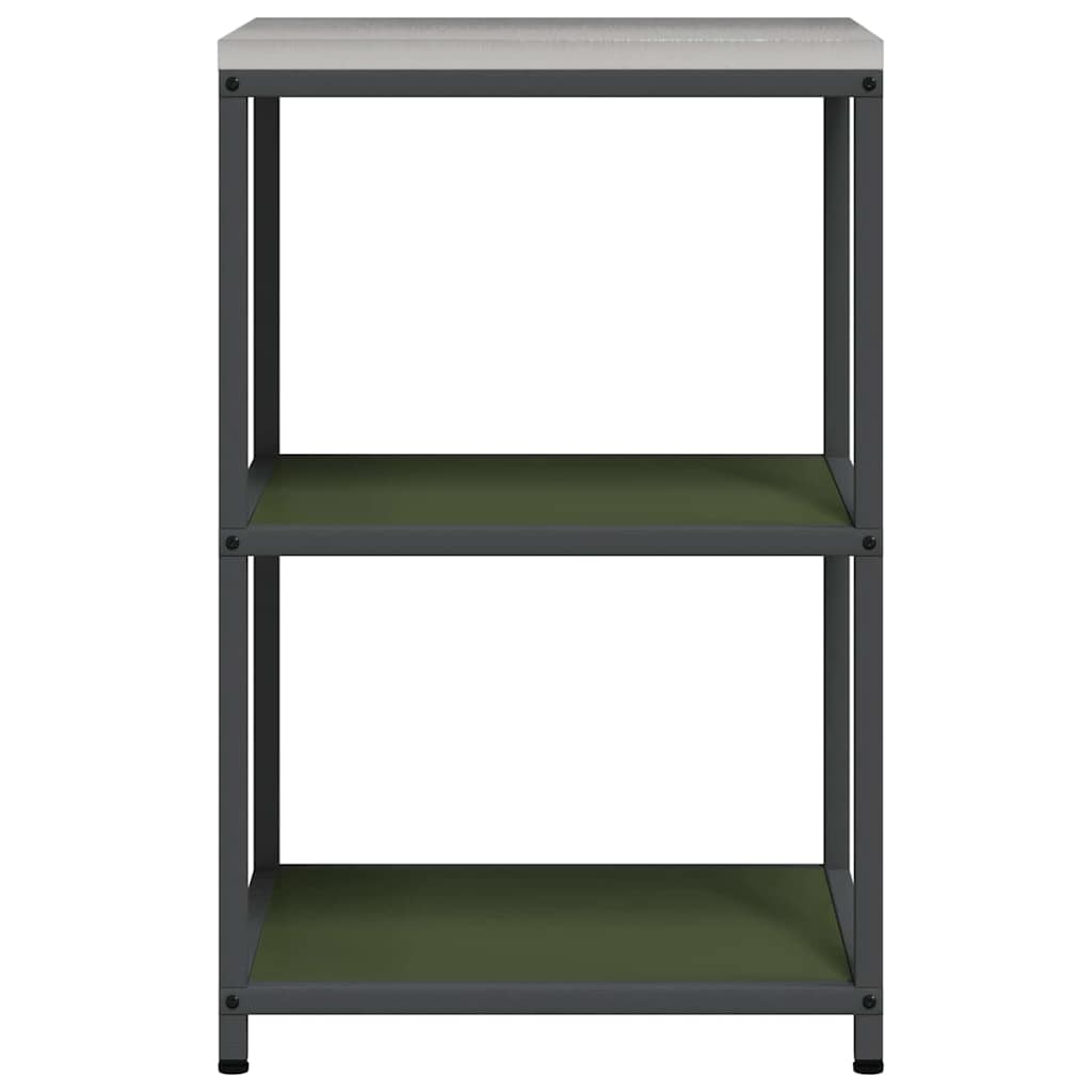 Konyhai polcrendszer HATTEM Olajzöld 60 x 50 x 92 cm Acél