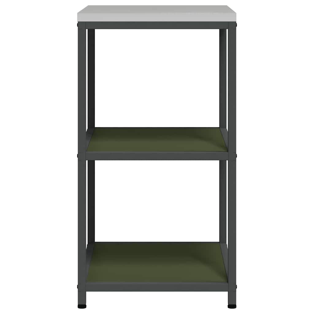 Konyhai polcrendszer HATTEM Olajzöld 60 x 50 x 92 cm Acél