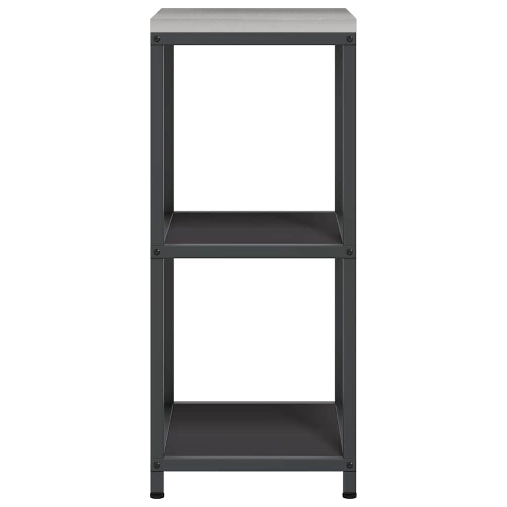 Konyhai polcrendszer HATTEM Fekete 40 x 50 x 92 cm Acél