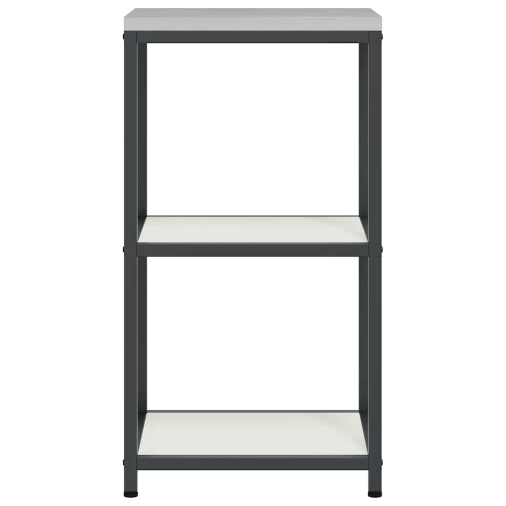 Konyhai polcrendszer HATTEM Fehér 40 x 50 x 92 cm Acél