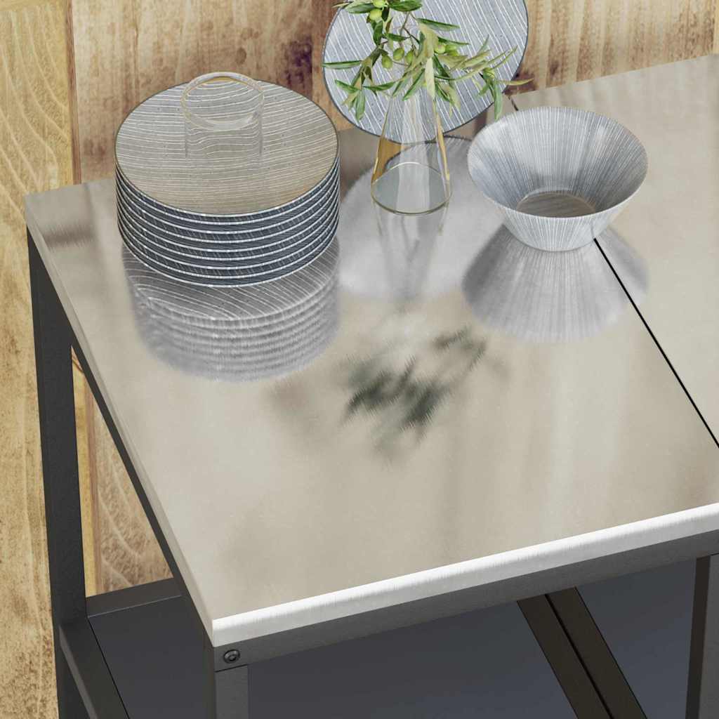 Konyhai polcrendszer HATTEM Antracitszürke 40 x 50 x 92 cm Acél