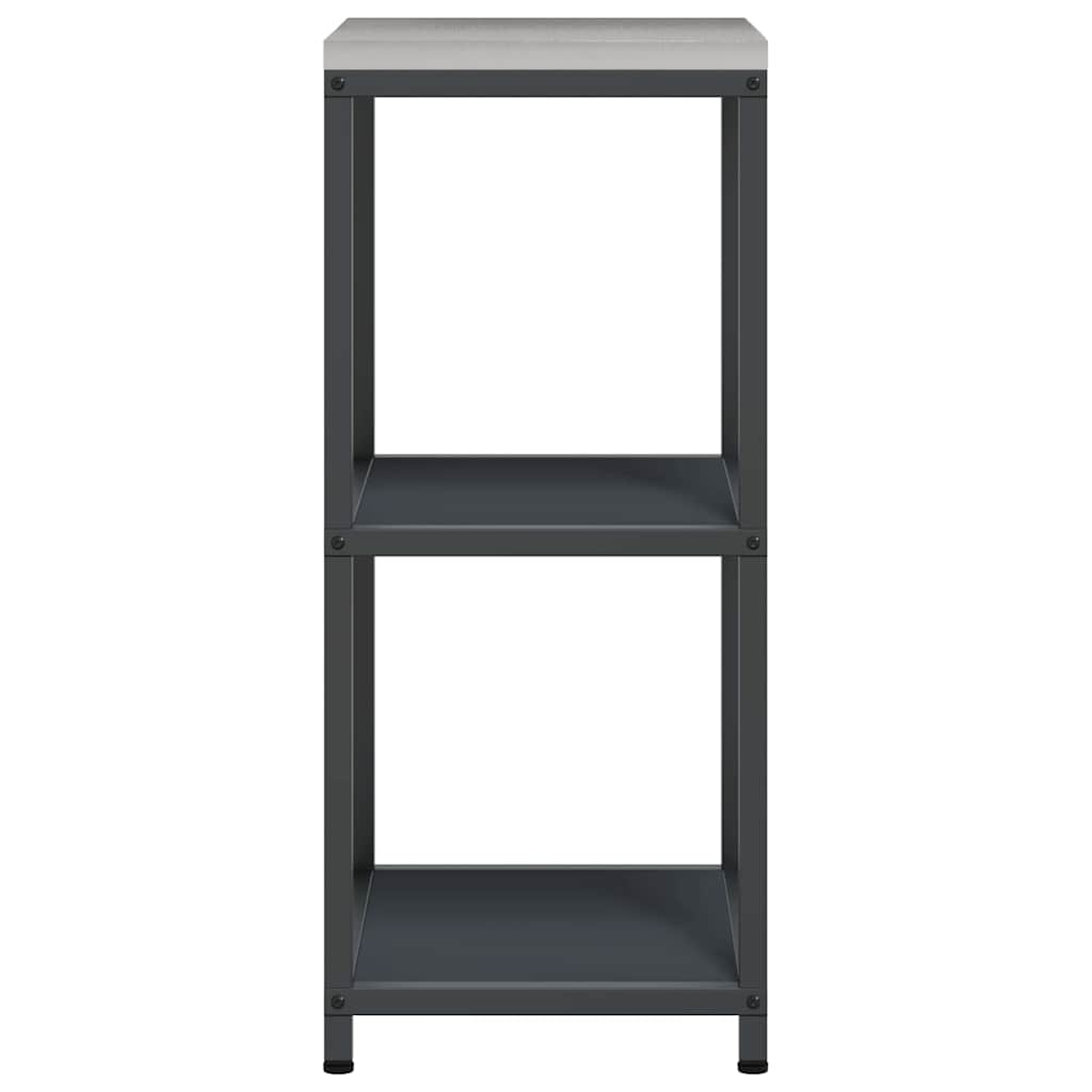 Konyhai polcrendszer HATTEM Antracitszürke 40 x 50 x 92 cm Acél