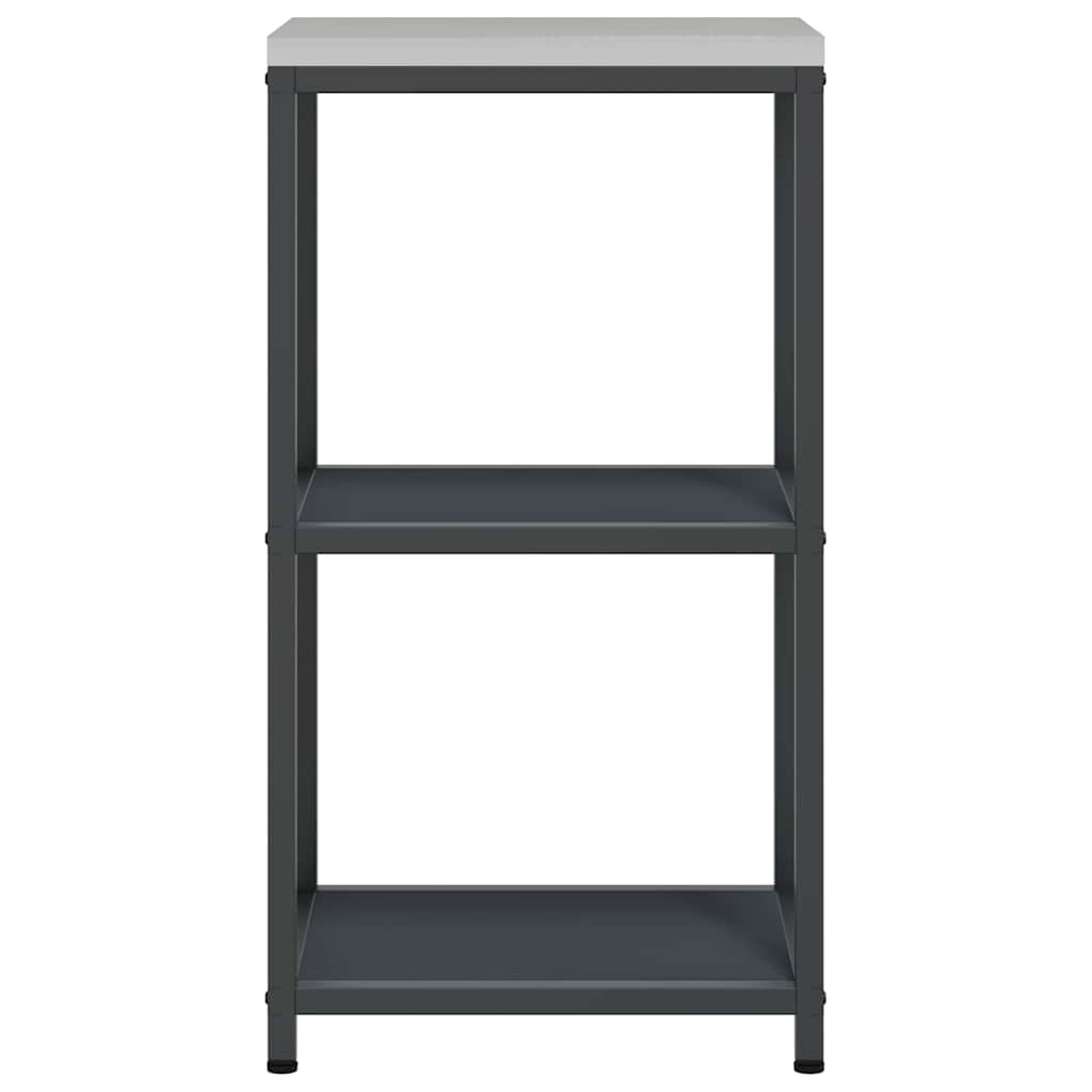 Konyhai polcrendszer HATTEM Antracitszürke 40 x 50 x 92 cm Acél