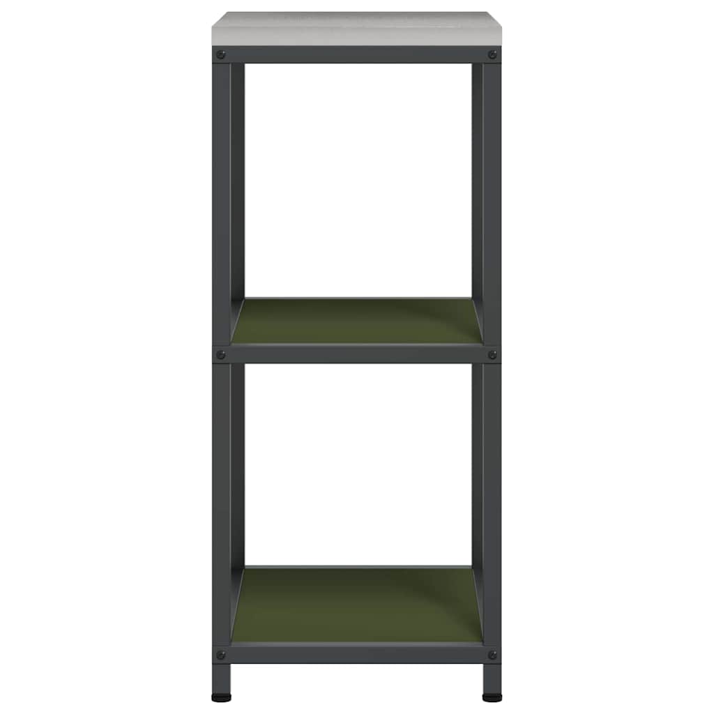 Konyhai polcrendszer HATTEM Olajzöld 40 x 50 x 92 cm Acél