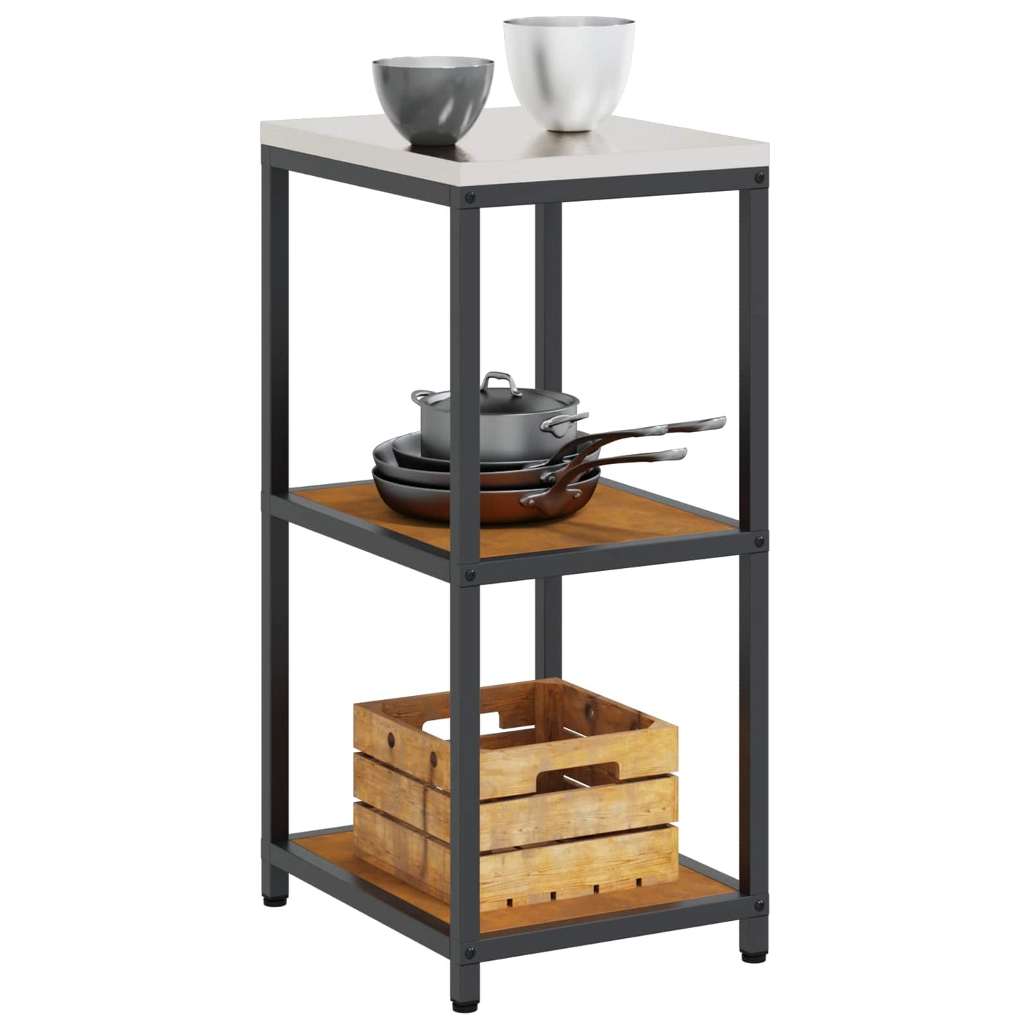 Konyhai polcrendszer HATTEM Rozsdás 40 x 50 x 92 cm Acél