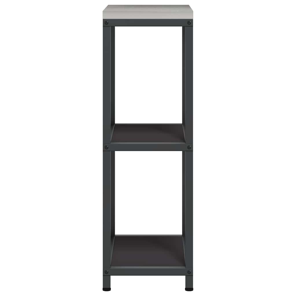 Konyhai polcrendszer HATTEM Fekete 30 x 50 x 92 cm Acél