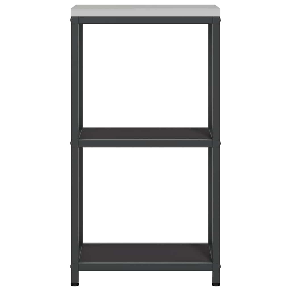 Konyhai polcrendszer HATTEM Fekete 30 x 50 x 92 cm Acél