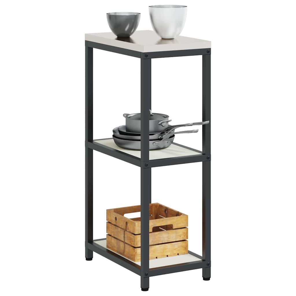 Konyhai polcrendszer HATTEM Fehér 30 x 50 x 92 cm Acél