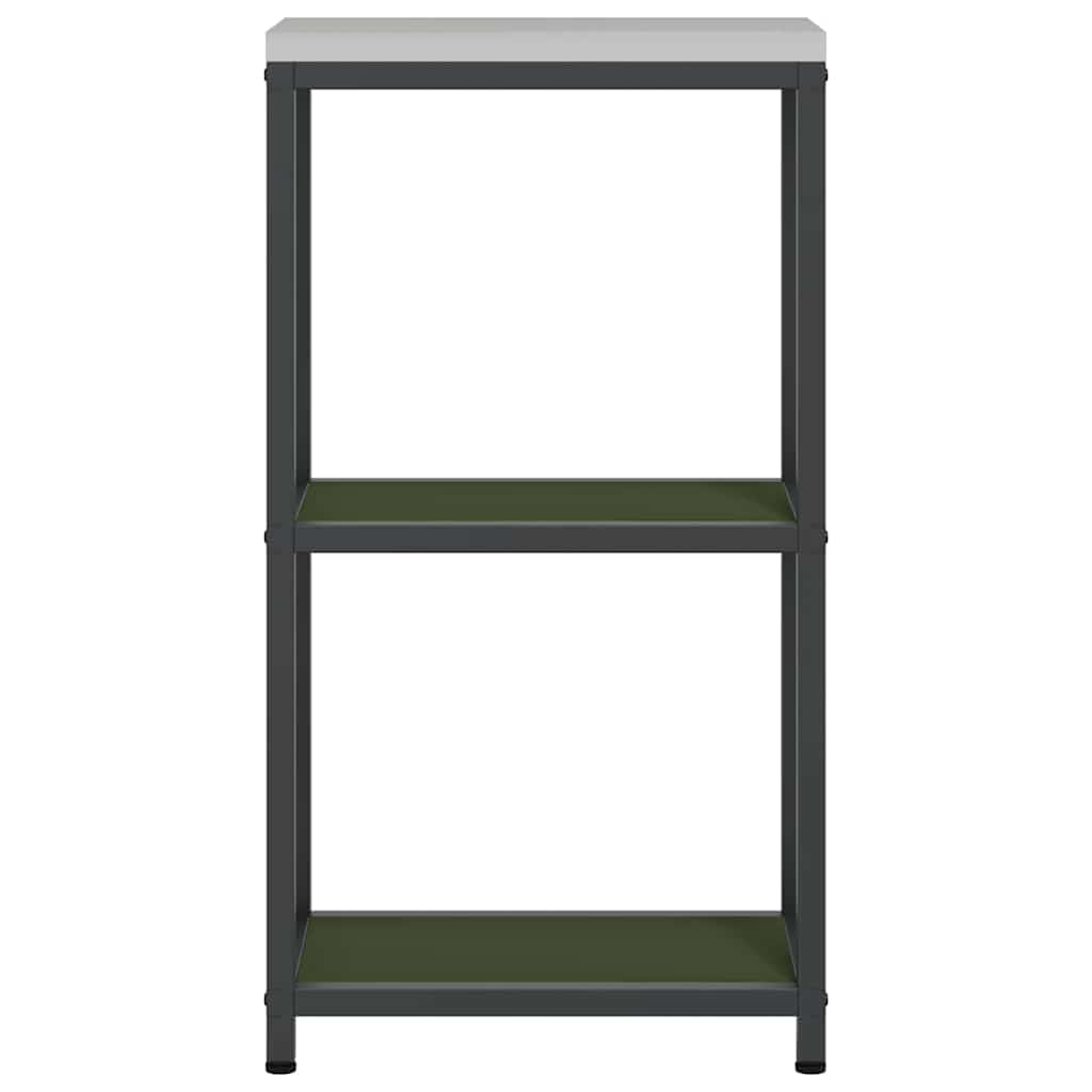 Konyhai polcrendszer HATTEM Olajzöld 30 x 50 x 92 cm Acél
