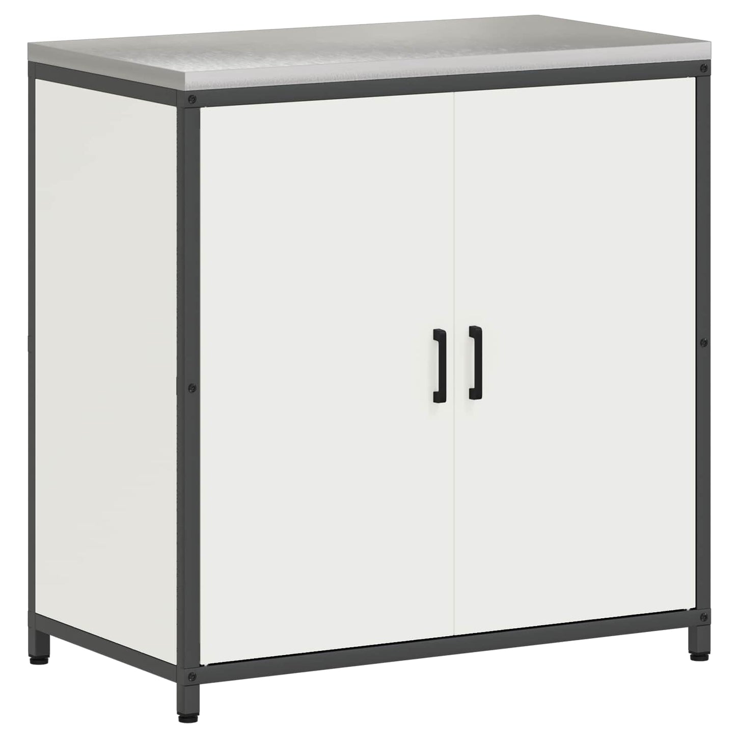 Konyhai tárolószekrény HATTEM Fehér 90 x 50 x 92 cm Acél