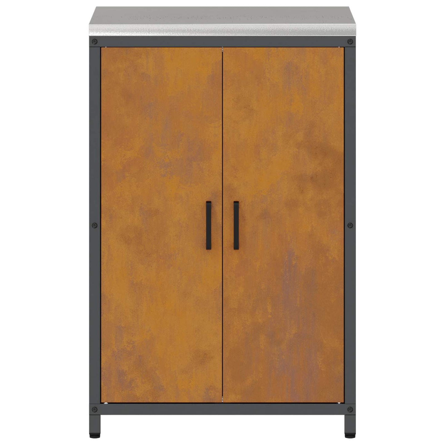 Konyhai tárolószekrény HATTEM Rozsdás 60 x 50 x 92 cm Acél