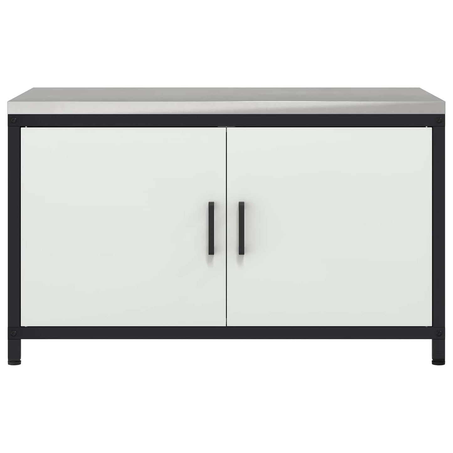Konyhai tárolószekrény HATTEM Fehér 90 x 50 x 53 cm Acél