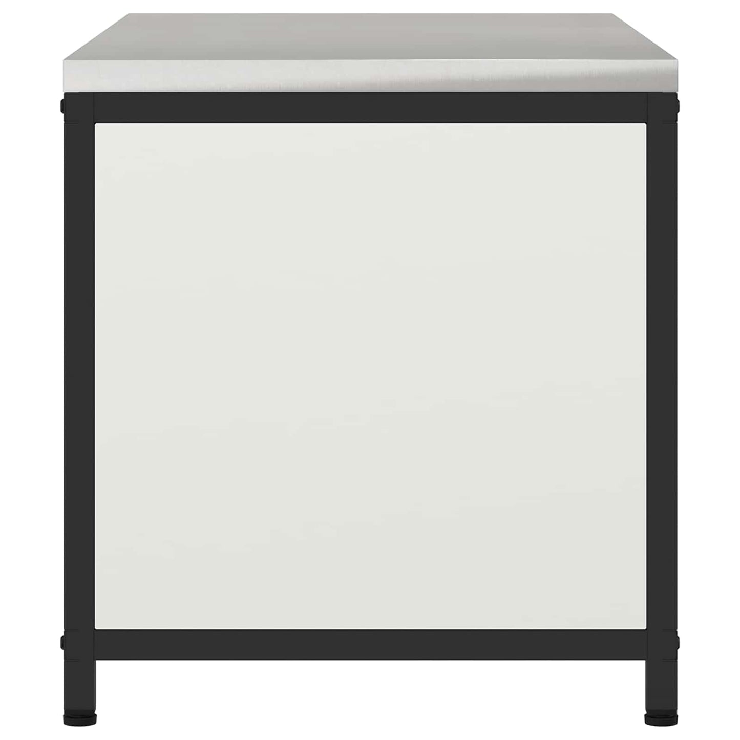 Konyhai tárolószekrény HATTEM Fehér 90 x 50 x 53 cm Acél