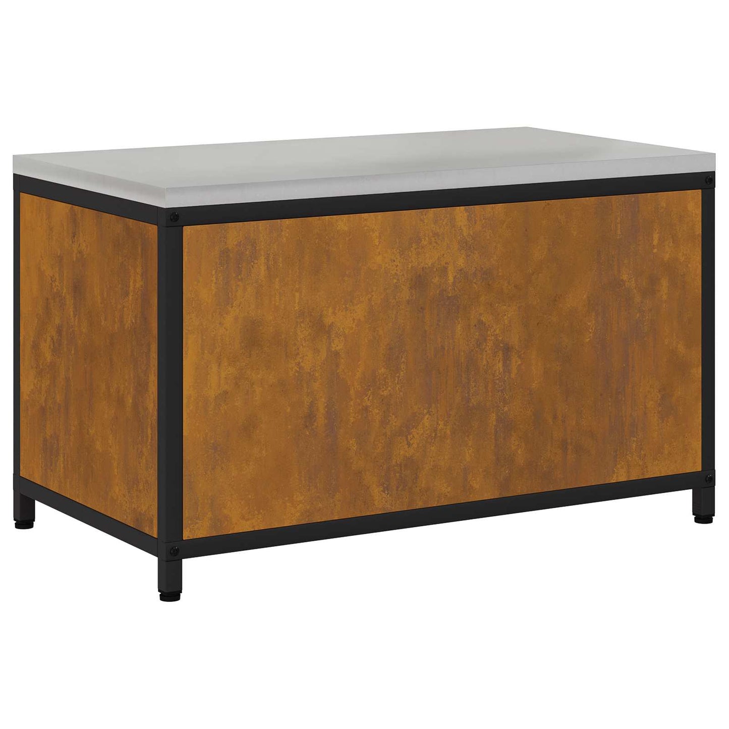 Konyhai tárolószekrény HATTEM Rozsdás 90 x 50 x 53 cm Acél