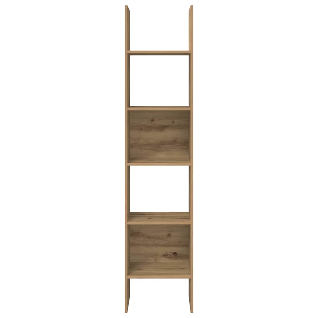Könyvespolc 5 szintes 40 x 35 x 180 cm Szerelt Fa Artisan tölgy