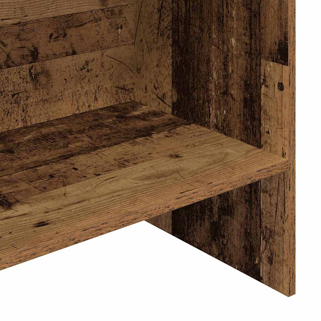 Könyvespolc Öreg fa 60 x 35 x 180 cm Faanyag