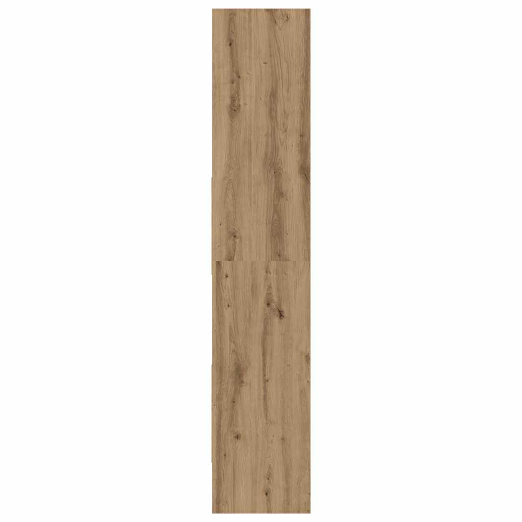 Könyvespolc 5 szintes 60 x 35 x 180 cm Szerelt Fa Artisan tölgy