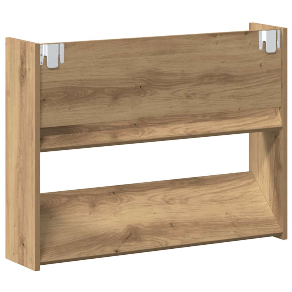 Cipőszekrény 2 db 81 x 18 x 60 cm Szerelt Fa Artisan tölgy